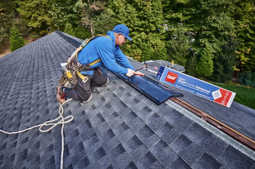 Roof ventilation example by Grace Family Roofing.