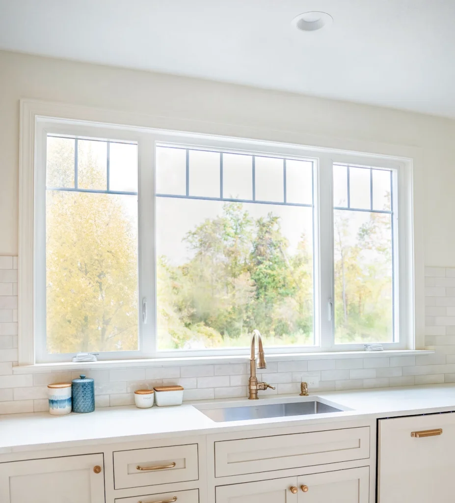 Replacement window example by Grace Family Roofing.